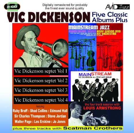 Vic Dickenson (1906-1984): Five Classic Albums Plus, 2 CDs