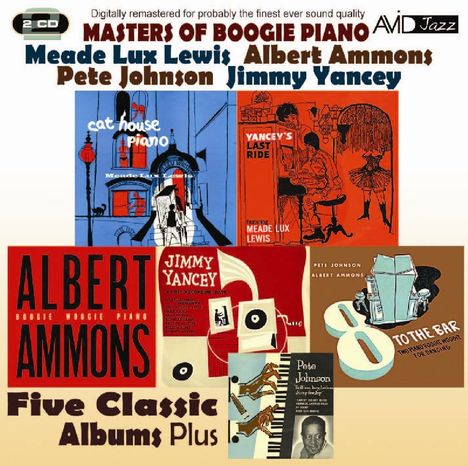 Masters Of Boogie Piano: Five Classic Albums Plus, 2 CDs