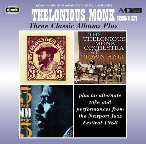 Thelonious Monk (1917-1982): Three Classic Albums Plus, 2 CDs