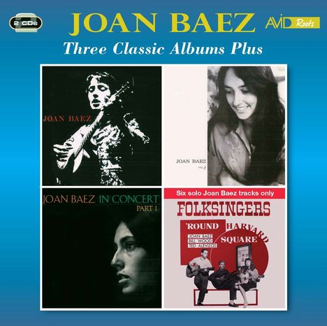 Joan Baez: Three Classic Albums Plus, 2 CDs