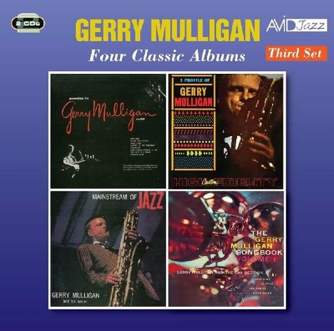 Gerry Mulligan (1927-1996): Presenting Gerry Mulligan Sextet/Profile Of Gerry Mulligan /Mainstream Of Jazz/Mulligan Songbook, 2 CDs