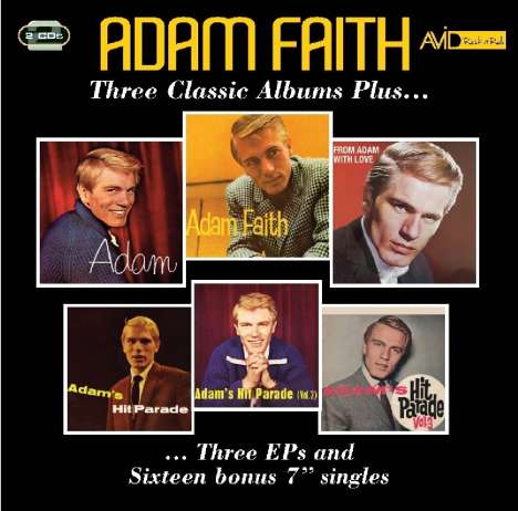 Adam Faith: Three Classic Albums Plus, 2 CDs