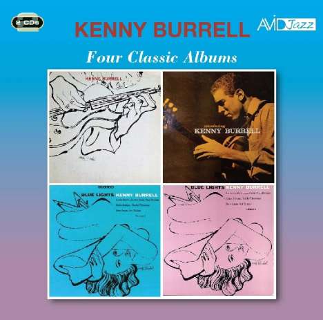 Kenny Burrell (geb. 1931): Four Classic Albums Vol.1, 2 CDs