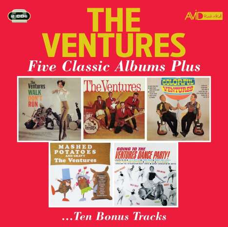 The Ventures: Five Classic Albums Plus, 2 CDs