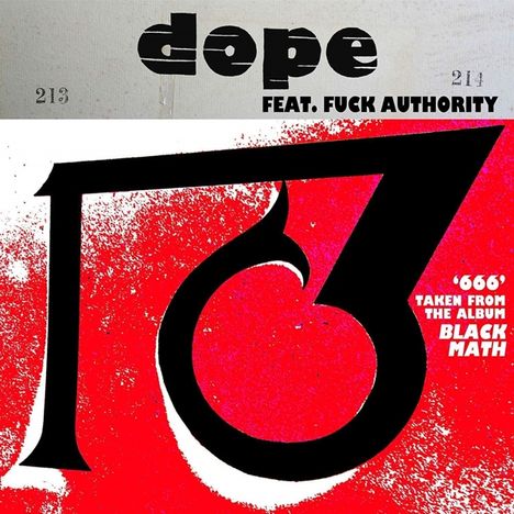 Dope / Fuck Authority: 666 / 1381, LP