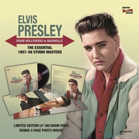 Elvis Presley (1935-1977): From Hollywood To Nashville - The Essential 1957-58 Studio Masters (180g), LP