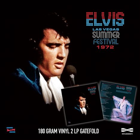 Elvis Presley (1935-1977): Las Vegas Summer Festival 1972 (180g), 2 LPs