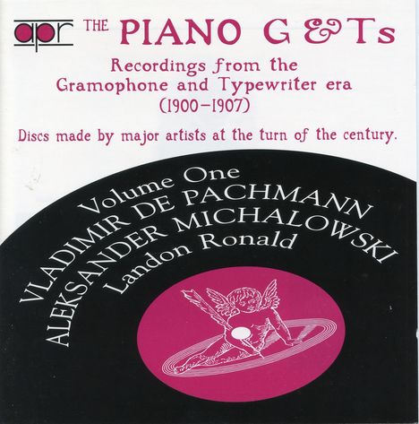 Recordings from the Gramophone &amp; Typewriter Era Vol.1, CD