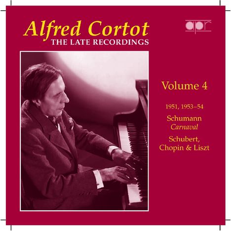 Alfred Cortot - The Late Recordings Vol.4, CD