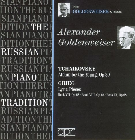 Alexander Goldenweiser,Klavier, CD