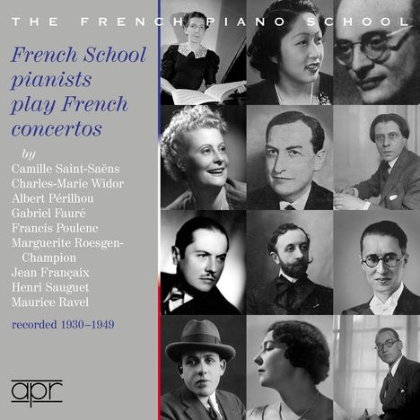 French School Pianists play French Concertos, 3 CDs