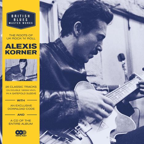 Alexis Korner: British Blues Masterworks (180g), 2 LPs und 1 CD