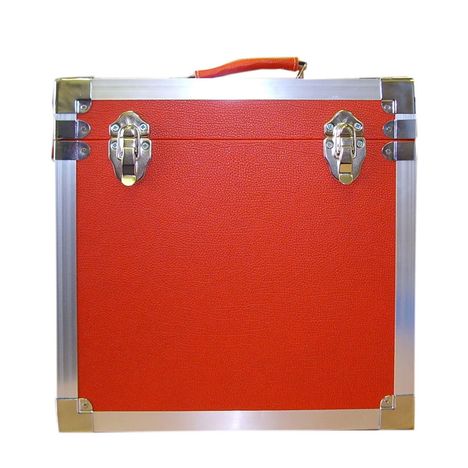 Steepletone 12" LP Record Storage Carry Case (Red), Zubehör