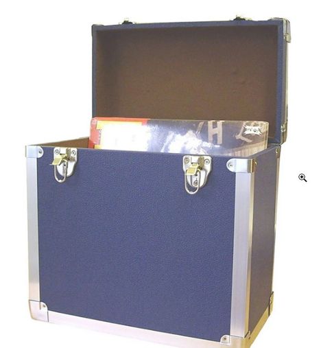 Steepletone 12" LP Record Storage Carry Case (Dark Blue), Zubehör