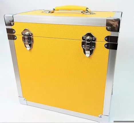 Steepletone 12" LP Record Storage Carry Case (Yellow), Zubehör