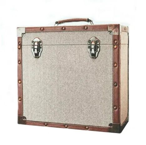 Steepletone 12" LP Record Storage Carry Case (Grey Fabric), Zubehör