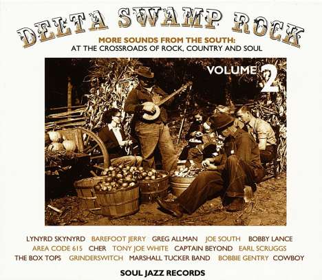 Delta Swamp Rock 2: More Sounds From The South, CD