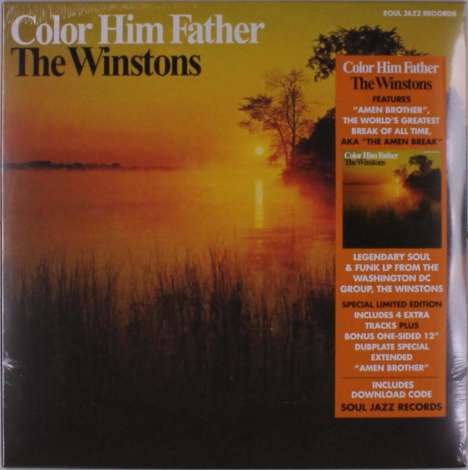 The Winstons: Color Him Father (Limited Edition), 1 LP und 1 Single 12"
