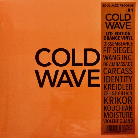 Cold Wave #1 (Limited Edition) (Orange Vinyl), 2 LPs