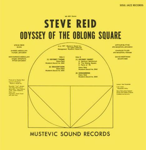 Steve Reid (1944-2010): Odyssey Of The Oblong Square, CD