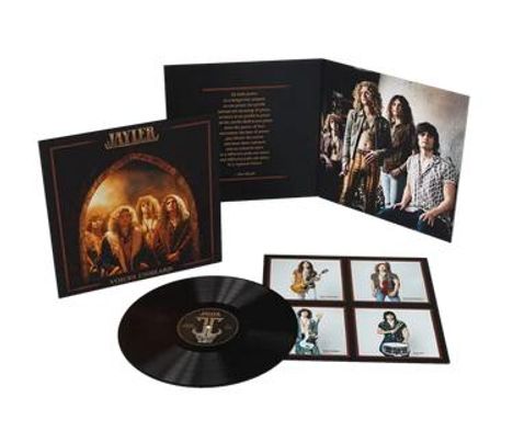 Covertext: "JAYLER". Vinyl, Bandfoto, Gruppenporträts, Rockband-Ästhetik. Klapphülle und Schallplatte sichtbar.