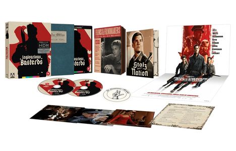 Inglourious Basterds (2009) (Ultra HD Blu-ray &amp; Blu-ray) (Limited Edition) (UK Import), 1 Ultra HD Blu-ray und 1 Blu-ray Disc