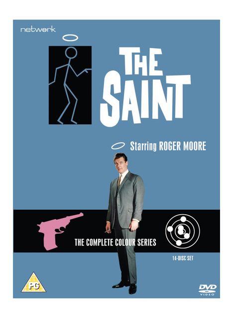 The Saint ("Simon Templar") (The Complete Colour Series) (UK Import), 14 DVDs