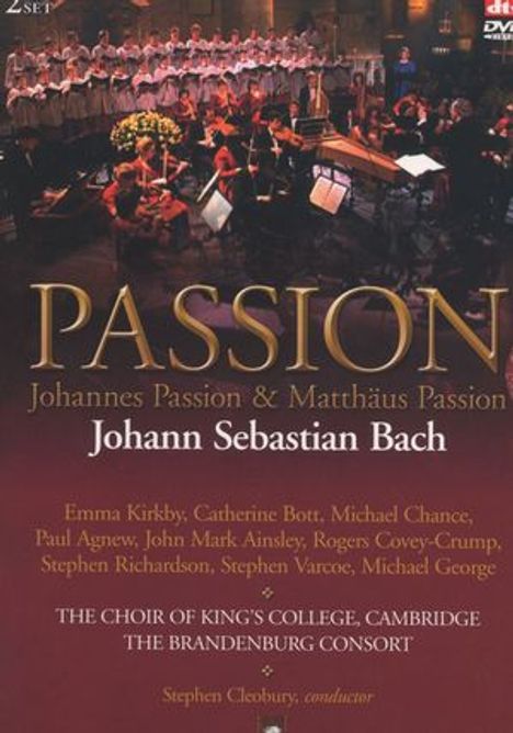 Johann Sebastian Bach (1685-1750): Johannes-Passion BWV 245, 2 DVDs