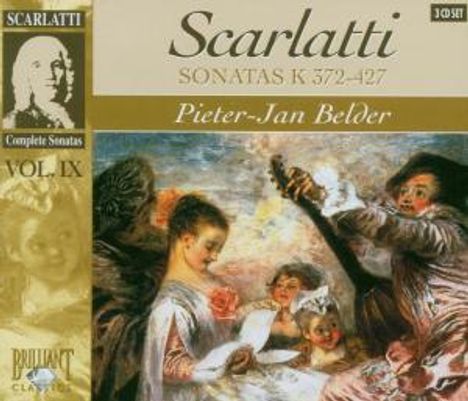 Domenico Scarlatti (1685-1757): Cembalosonaten IX, 3 CDs