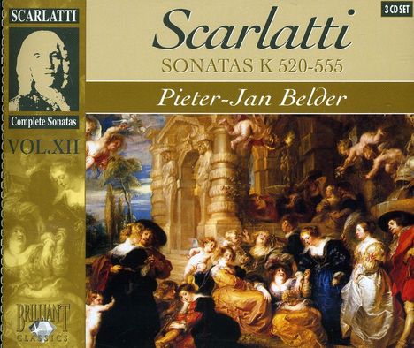 Domenico Scarlatti (1685-1757): Cembalosonaten XII, 3 CDs