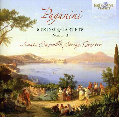 Niccolo Paganini (1782-1840): Streichquartette Nr.1-3, CD