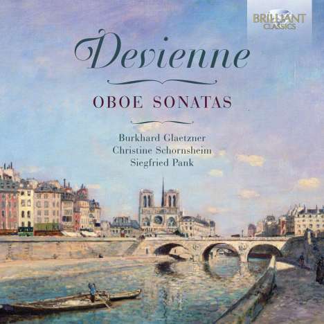 Francois Devienne (1759-1803): Sonaten für Oboe &amp; Klavier op.71 Nr.1-3, CD