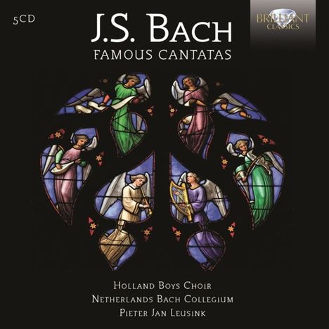 Johann Sebastian Bach (1685-1750): Kantaten BWV 4,12,22,38,42,45,51,54,57,67,73,80,98,131,140,143,147,170,199, 5 CDs