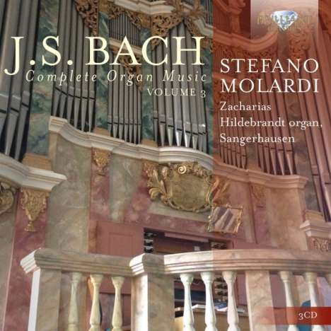 Johann Sebastian Bach (1685-1750): Sämtliche Orgelwerke Vol.3, 3 CDs