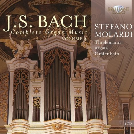 Johann Sebastian Bach (1685-1750): Sämtliche Orgelwerke Vol.4, 4 CDs