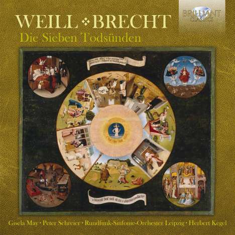 Kurt Weill (1900-1950): Die Sieben Todsünden (Songs), CD