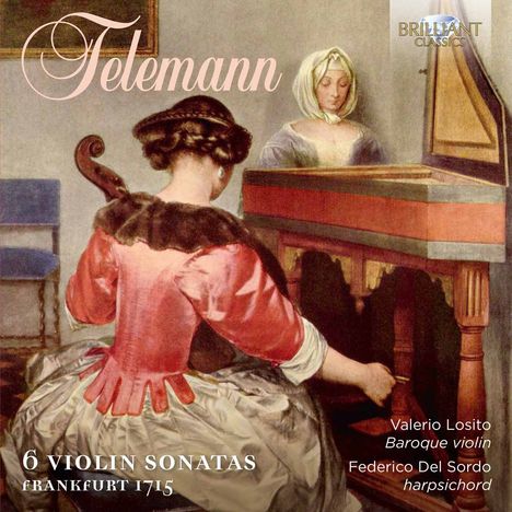Georg Philipp Telemann (1681-1767): Sonaten für Violine &amp; Bc Nr.1-6, CD