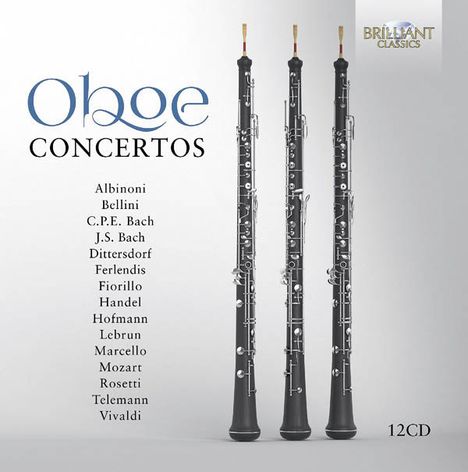 Oboe Concertos, 12 CDs