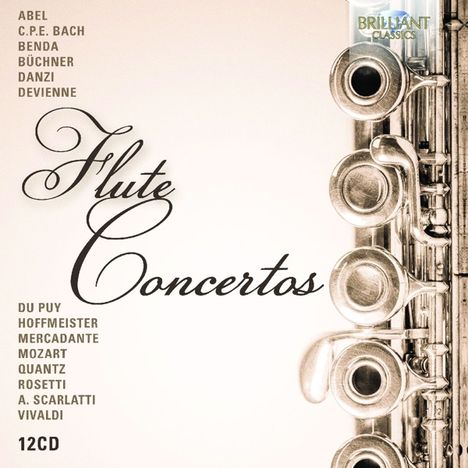 Flute Concertos, 12 CDs