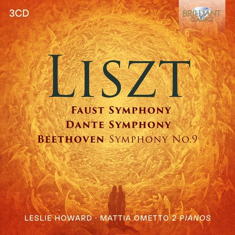 Franz Liszt (1811-1886): Dante-Symphonie für 2 Klaviere, 3 CDs