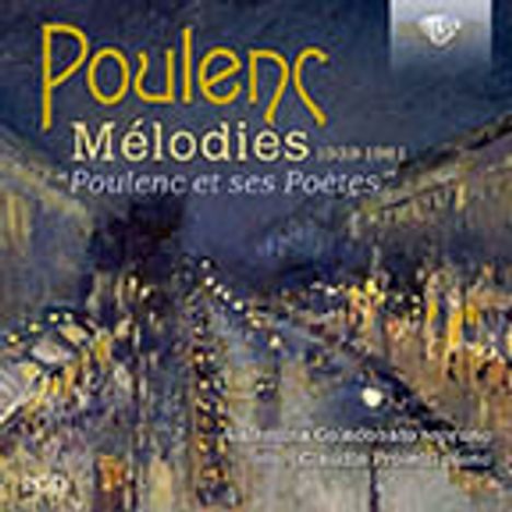Francis Poulenc (1899-1963): Lieder "Melodies", CD