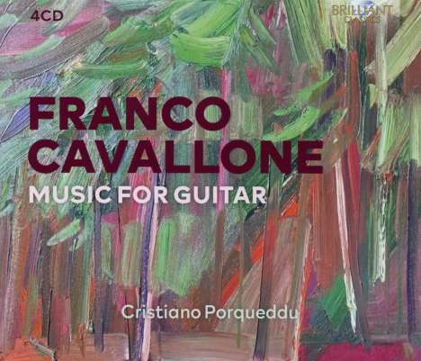 Franco Cavallone (geb. 1957): Werke für Gitarre, 4 CDs