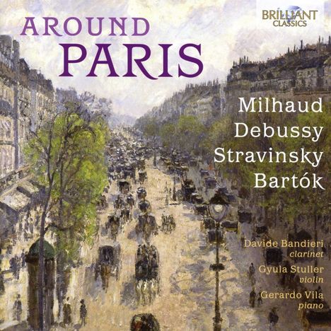Around Paris - Werke für Klarinette,Violine,Klavier, CD