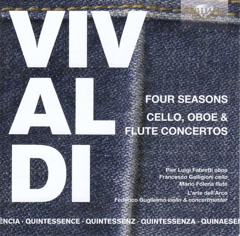 Antonio Vivaldi (1678-1741): Concerti op.8 Nr.1-4 "4 Jahreszeiten", 5 CDs