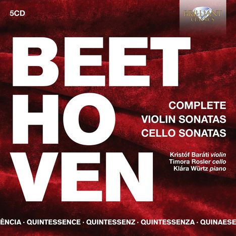 Ludwig van Beethoven (1770-1827): Violinsonaten Nr.1-10, 5 CDs