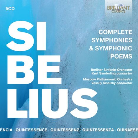 Jean Sibelius (1865-1957): Symphonien Nr.1-7, 5 CDs