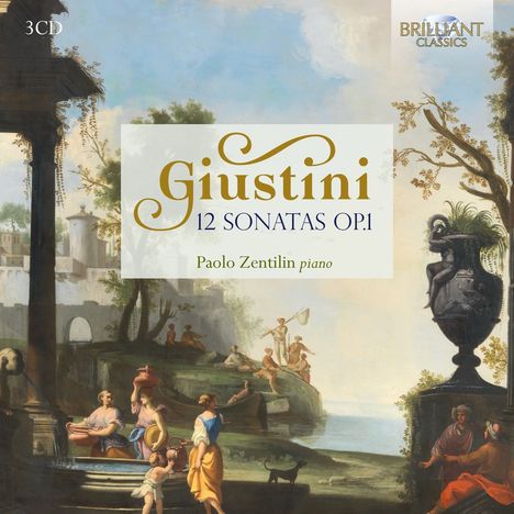 Lodovico Giustini (1685-1743): Klaviersonaten op.1 Nr.1-12, 3 CDs
