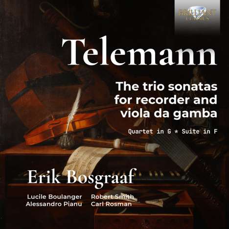 Georg Philipp Telemann (1681-1767): Triosonaten für Blockflöte,Viola da Gamba &amp; Bc, CD