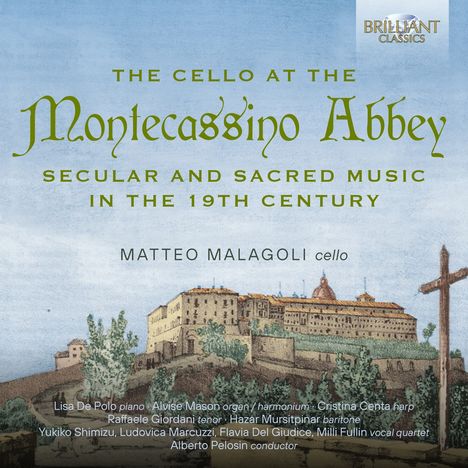 Matteo Malagoli - The Cello At The Montecassino Abbey, 2 CDs