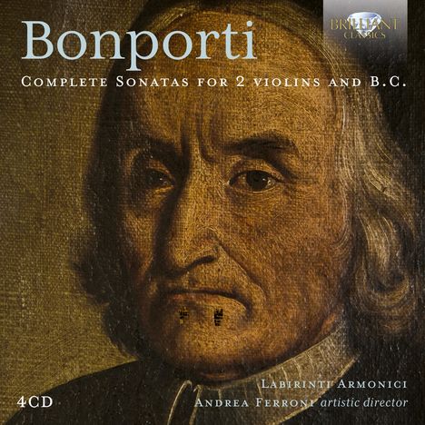 Francesco Bonporti (1672-1749): Sonaten für 2 Violinen &amp; Bc op.1 Nr.1-10,op.2 Nr.1-10,op.4 Nr.1-10,op.6 Nr.1-10, 4 CDs